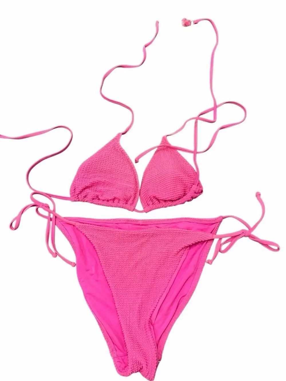 Milly bright pink bikini swim suit- size L